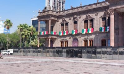 Palacio de Gobierno blindado por marcha por el aborto en NL